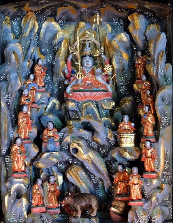 お正月十日まで祀る仏像と掛軸サムネイル